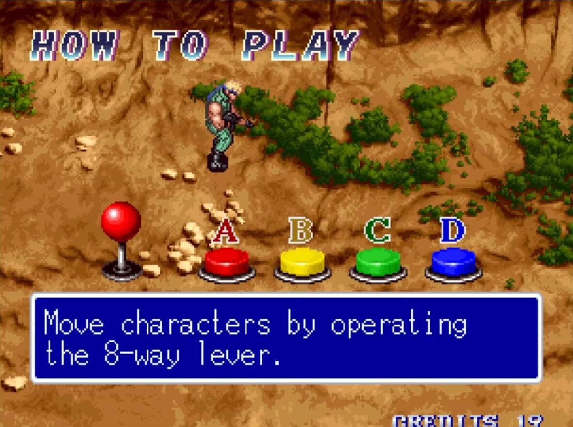 Shock Troopers - геймплей игры Arcade